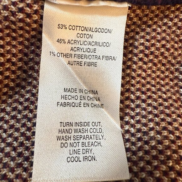 Jones NY Kasper Group holiday city girl walking dachshund dog sweater NWT size M - Picture 11 of 14